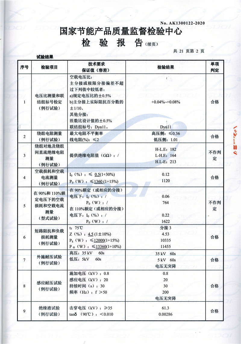 高低压试验报告-S11-1250成都成都成都油浸式变压器-2.jpg
